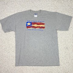 Gildan Graphic Tee sz L Gray Budweiser American Classic Beer Americana