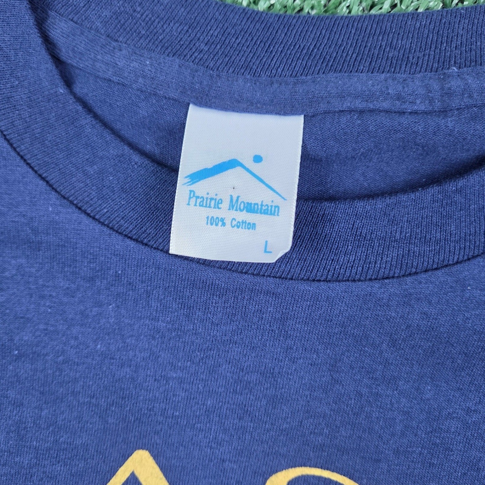 Prairie Mountain Alaska American Tradition Navy Blue Single Stitch TShirt Mens L gallery