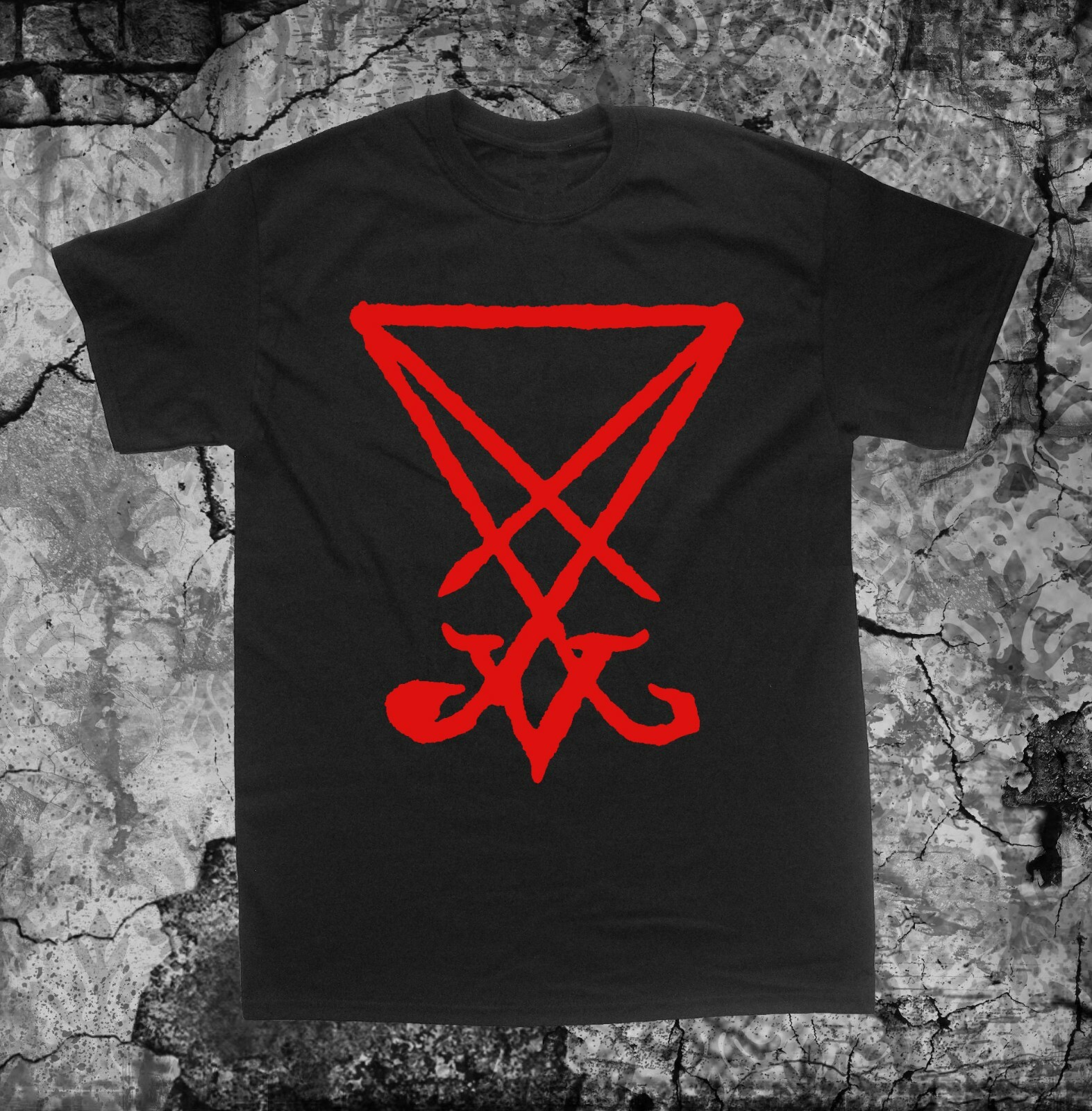 Sigil of Lucifer Shirt – Occult Gothic pentagram satanic seal satan baphomet 666