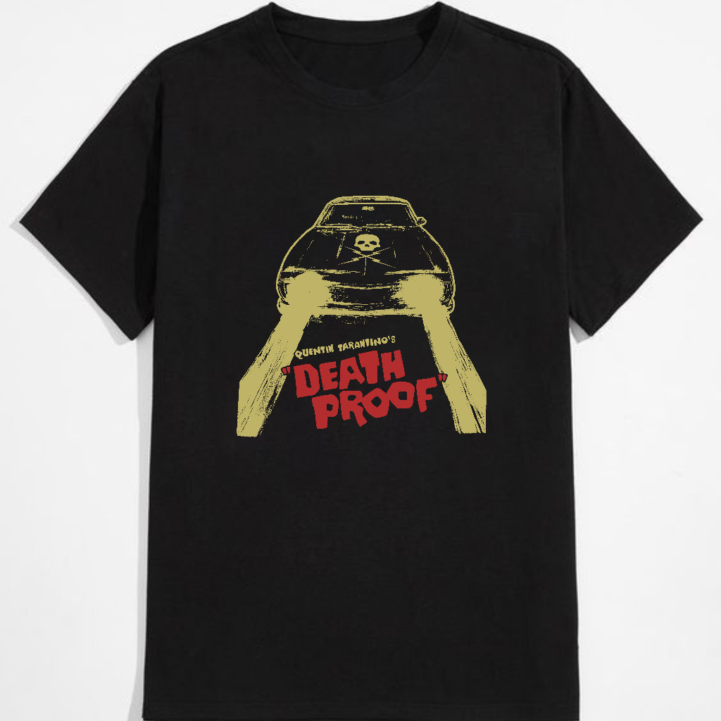 Death Proof Quentin Tarantino Movie Logo T-Shirt Reprint