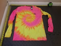 Vintage In Gear Swirl Unique Tie Dye T-Shirt Adult Size Small #S30