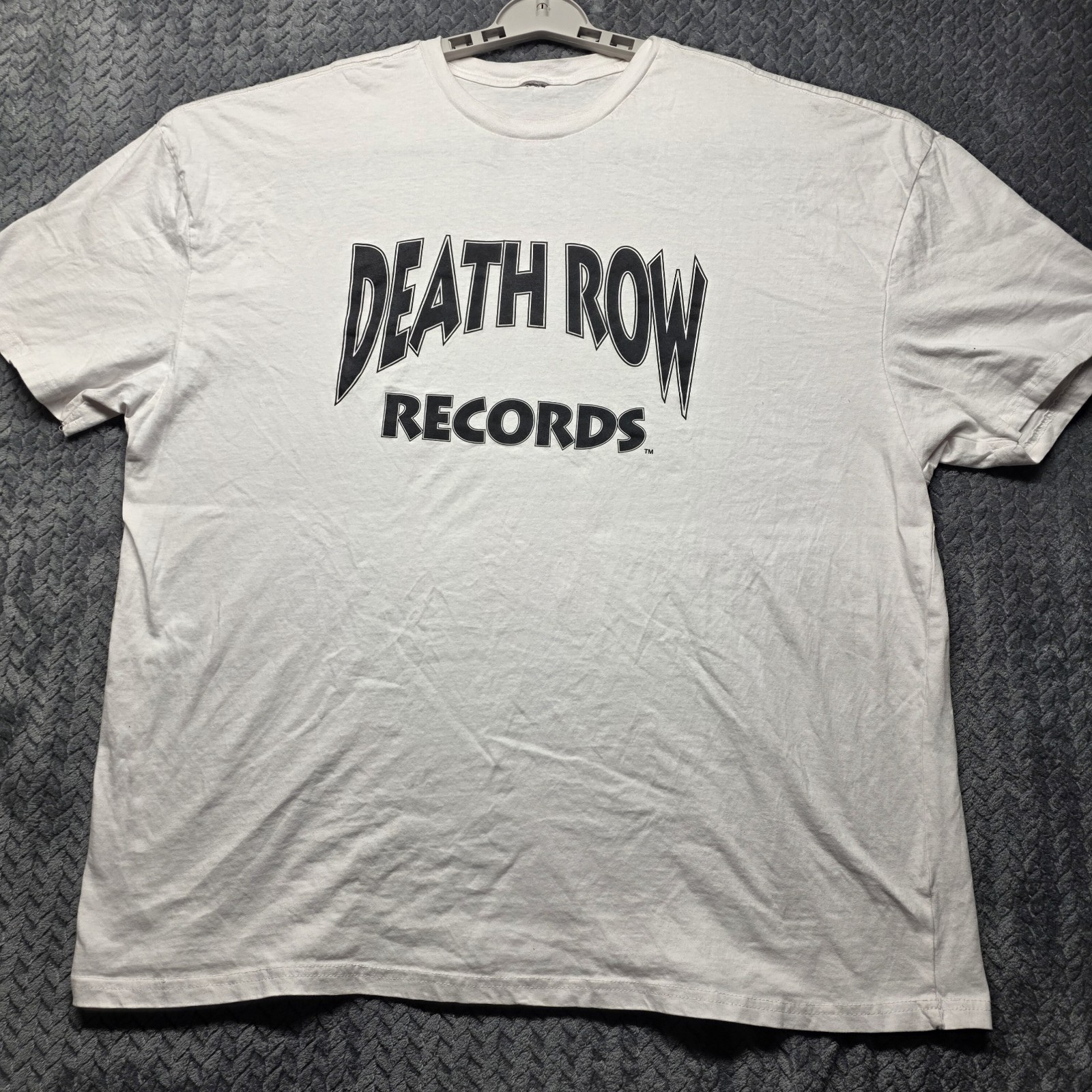 Death Row Records Crooks T Shirt White Graphic Men’s XXL Hip Hop