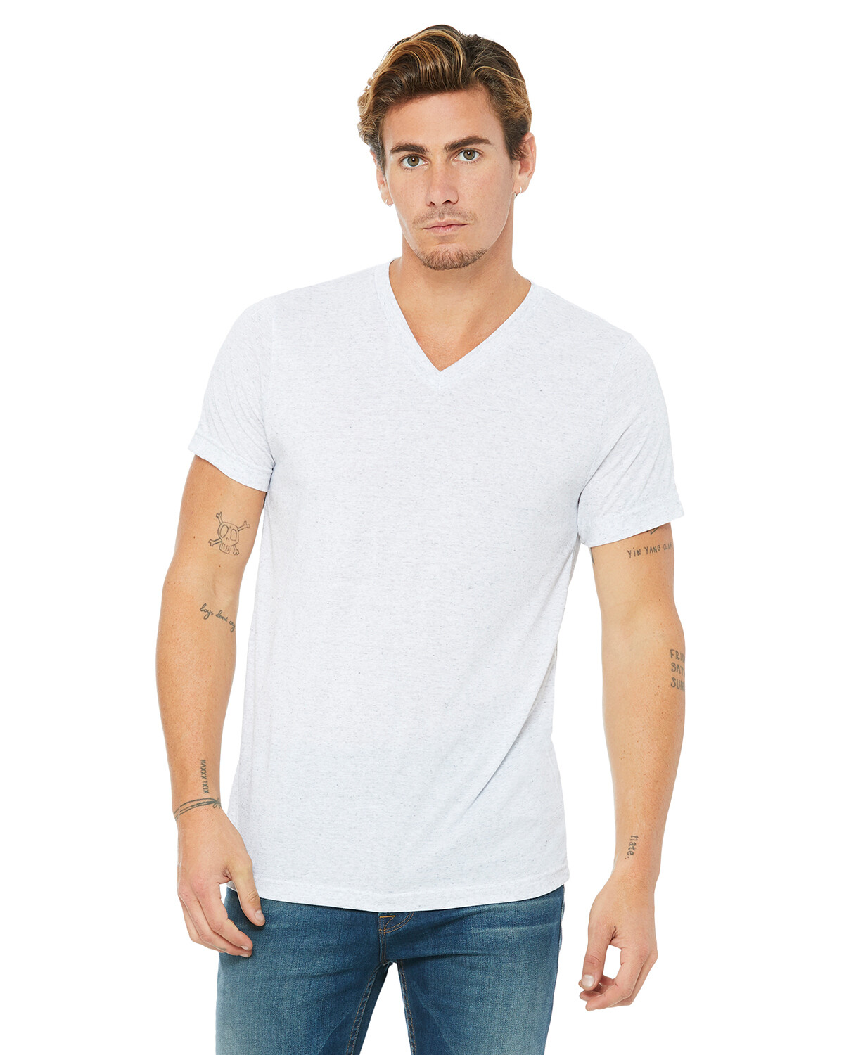 Bella + Canvas Unisex Jersey Short Sleeve V-Neck T-Shirt 3005 Retail Fit XS-3XL gallery