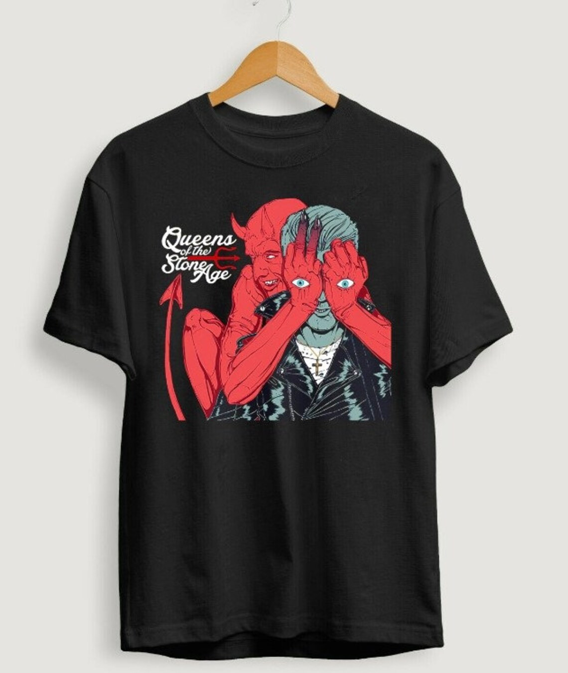 Queens of the Stone Age Villains Album Black All Size S-5Xl Shirt
