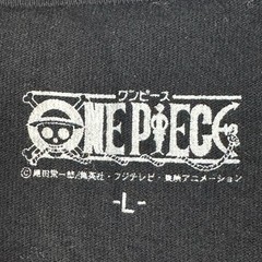 NWT One Piece Official Anime TShirt Luffy Japan Exclusive Black Size L Fine Plus