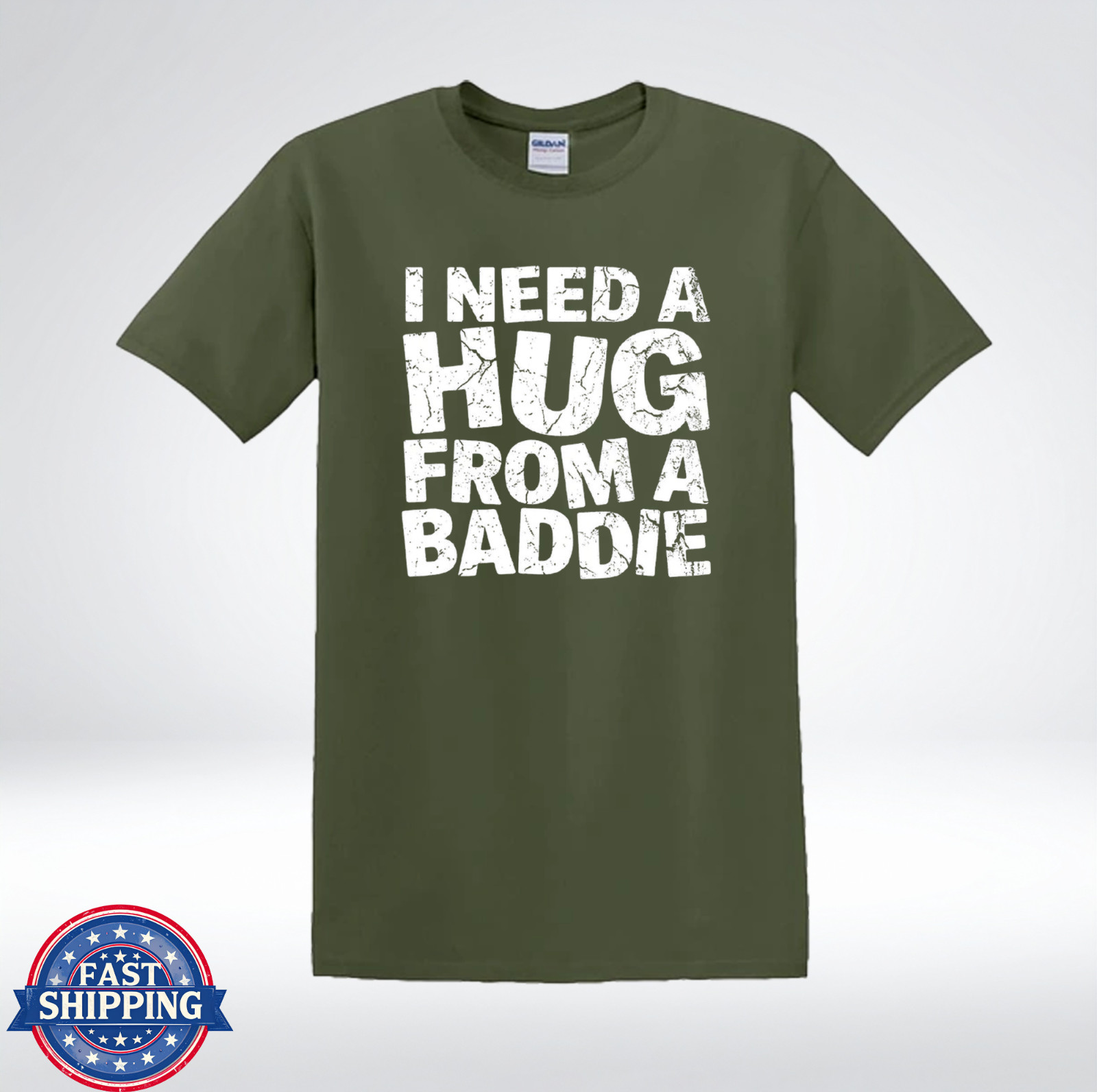 I Need A Hug Shirt Baddie Quote Funny Graphic Tee T-Shirt gallery