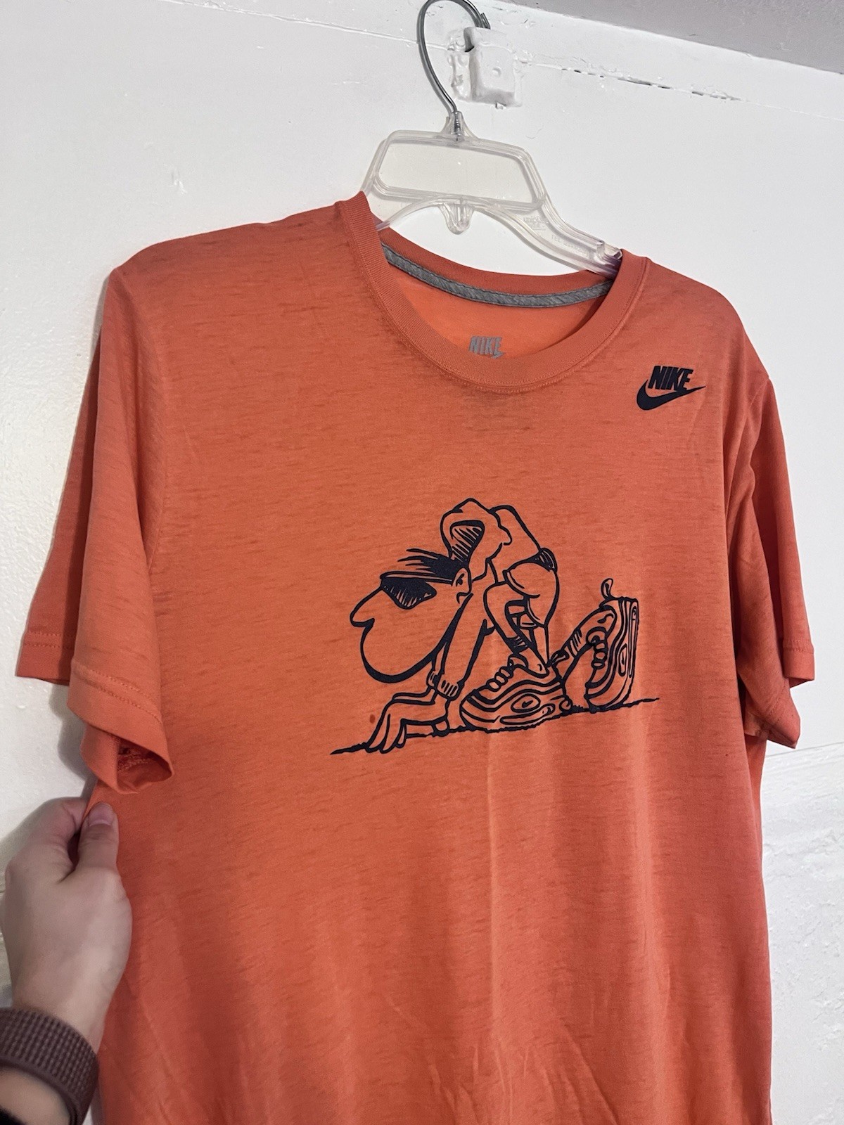 Nike ACG “Trolls” T-Shirt Men's Size XL Rare Nike ACG Trolls Orange DRI FIT gallery