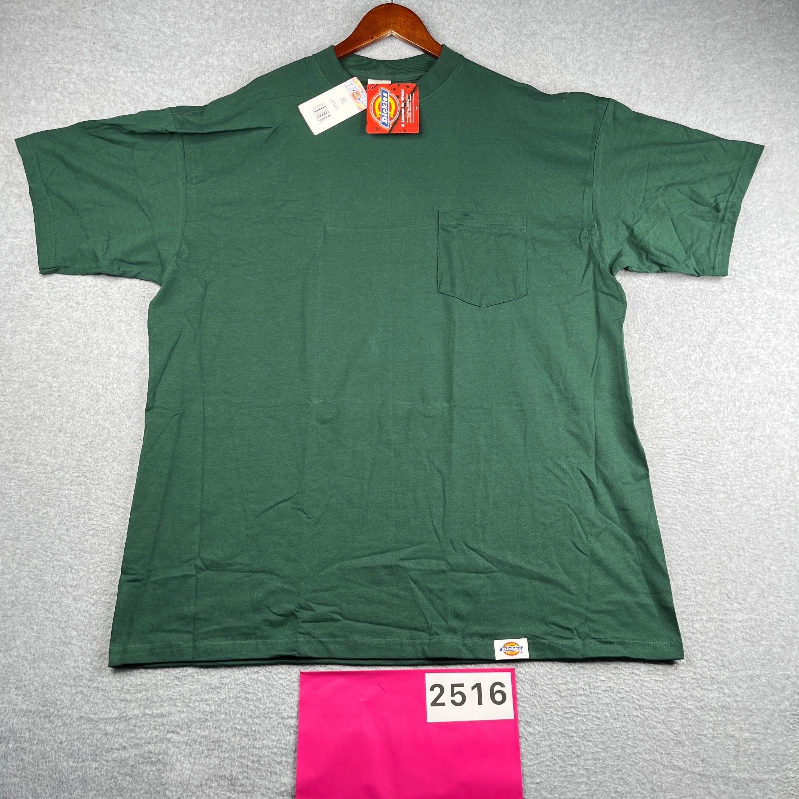 Dickies Pocket T Shirt 2XL Dark Green Casual Work Mens NEW NWT