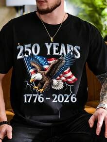 250 Years America Independence Day Eagle Flag T Shirt Unisex gallery