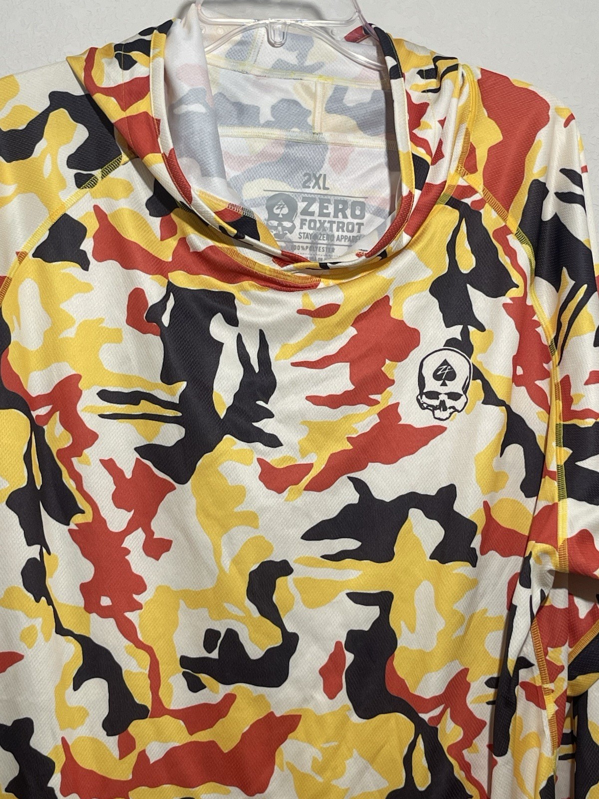 Zero Foxtrot XXL HOODED RASH SHIRT W/KANGAROO POCKET MULTI COLOR CAMO gallery