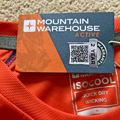 Mountain Warehouse Mens T Shirt, UV Protection, ISOCOOL, Quick Dry Wicking BNWT