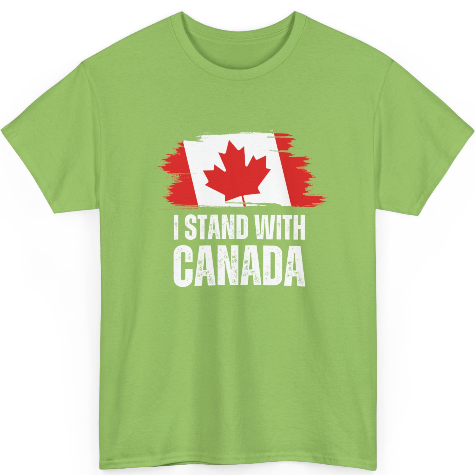 I Stand With Canada America Canadian USA Flag Unisex T-Shirt gallery