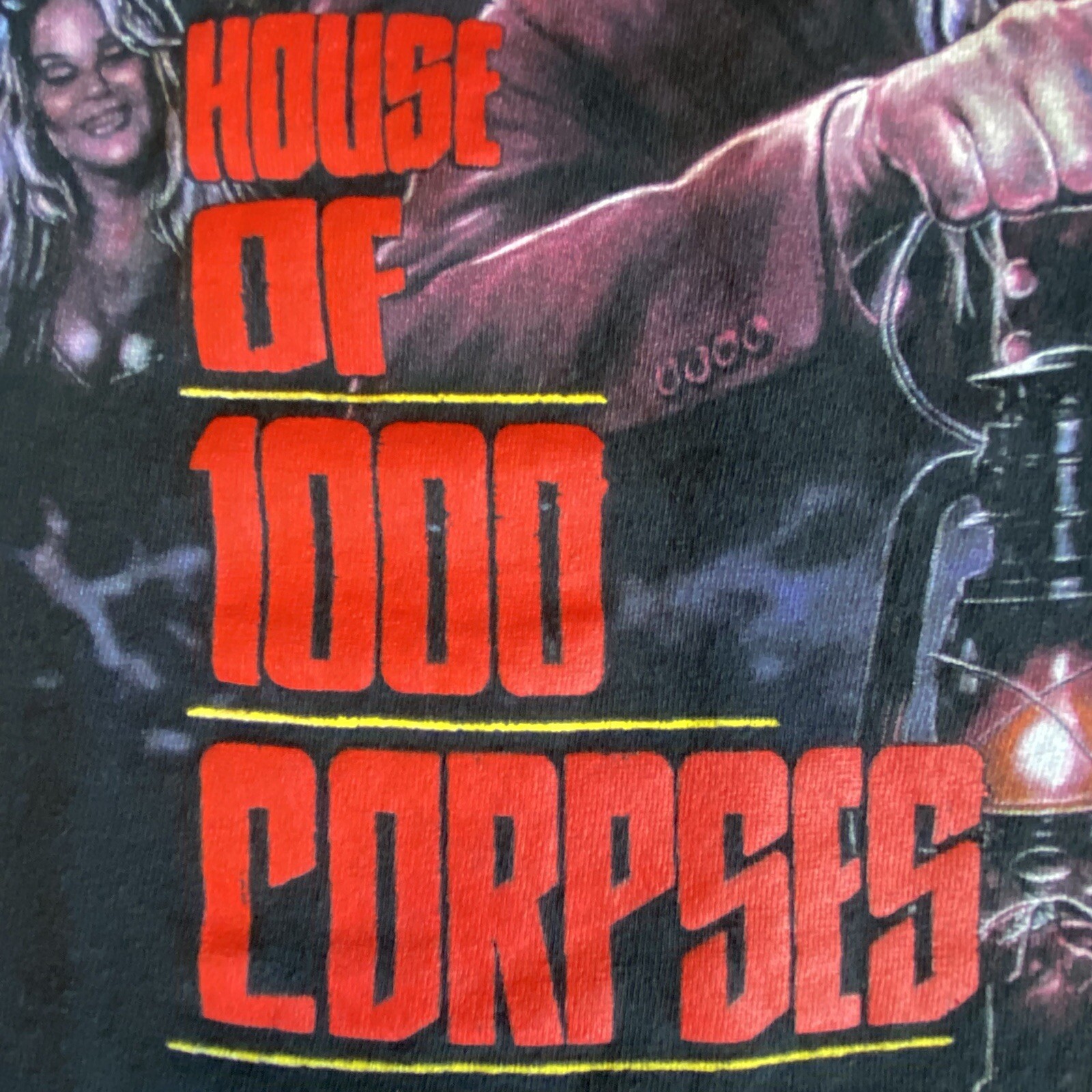 HOUSE OF 1000 CORPSES Licensed Horror T-Shirt. SMALL (NV) FRIGHT RAGS Preowned gallery