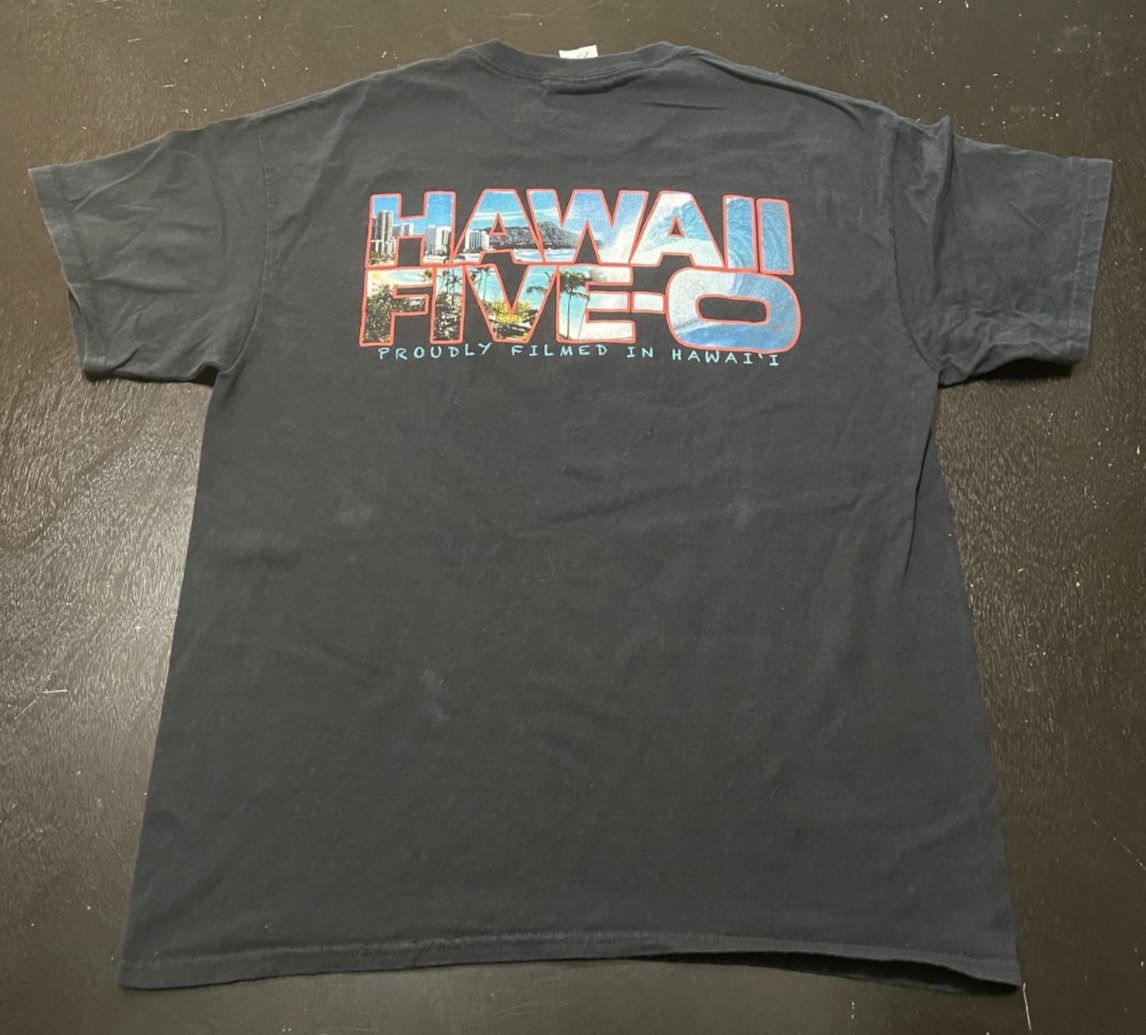 Hawaii Five-O Film Season 6 Film Crew T-Shirt, Black, Size: Large gallery