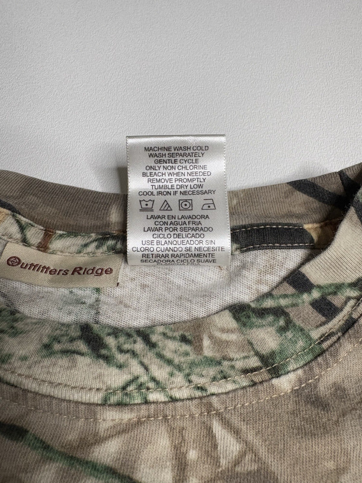 Outfitters Ridge Camouflage Fusion 3-D Camo Hunting Outdoor TShirt Mens L gallery