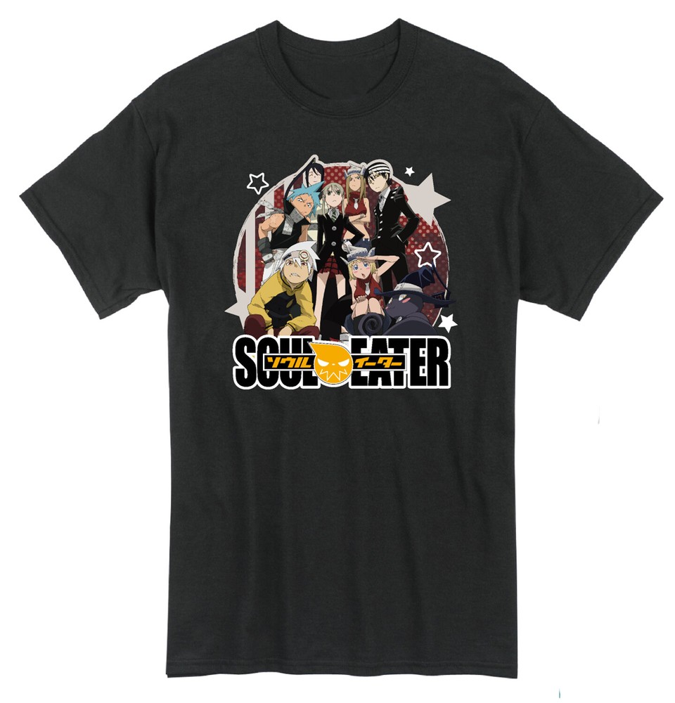 Soul Eater – Group Character Star Officially Licensed Adult Men’s T-Shirt