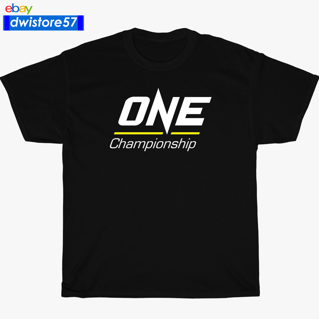 New T-Shirt ONE Championship Logo Black/Navy/White/Grey T-Shirt S-5XL