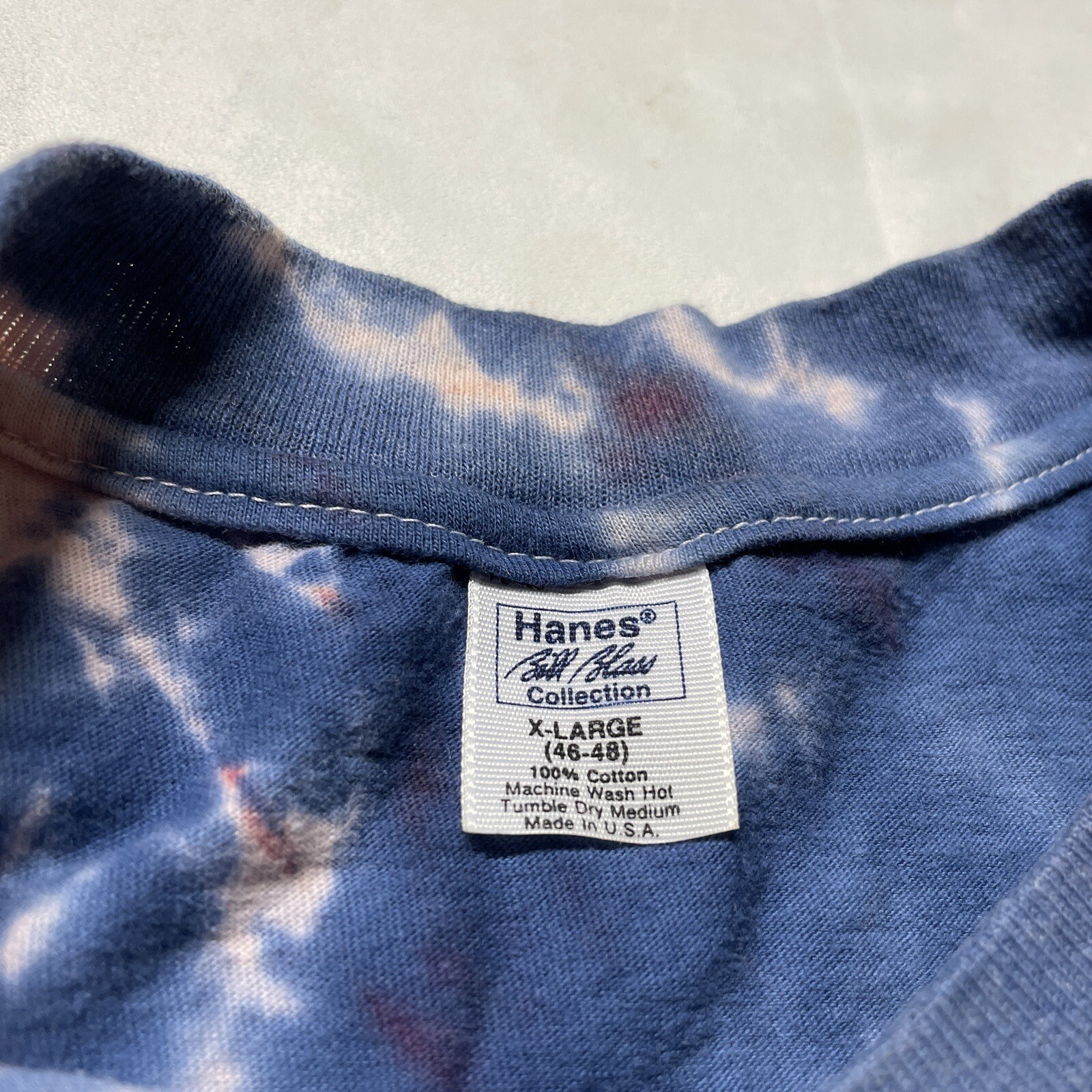 Vintage 90s Single Stitch T-Shirt Men’s Large Tie Dye Patriotic Stars USA Made gallery