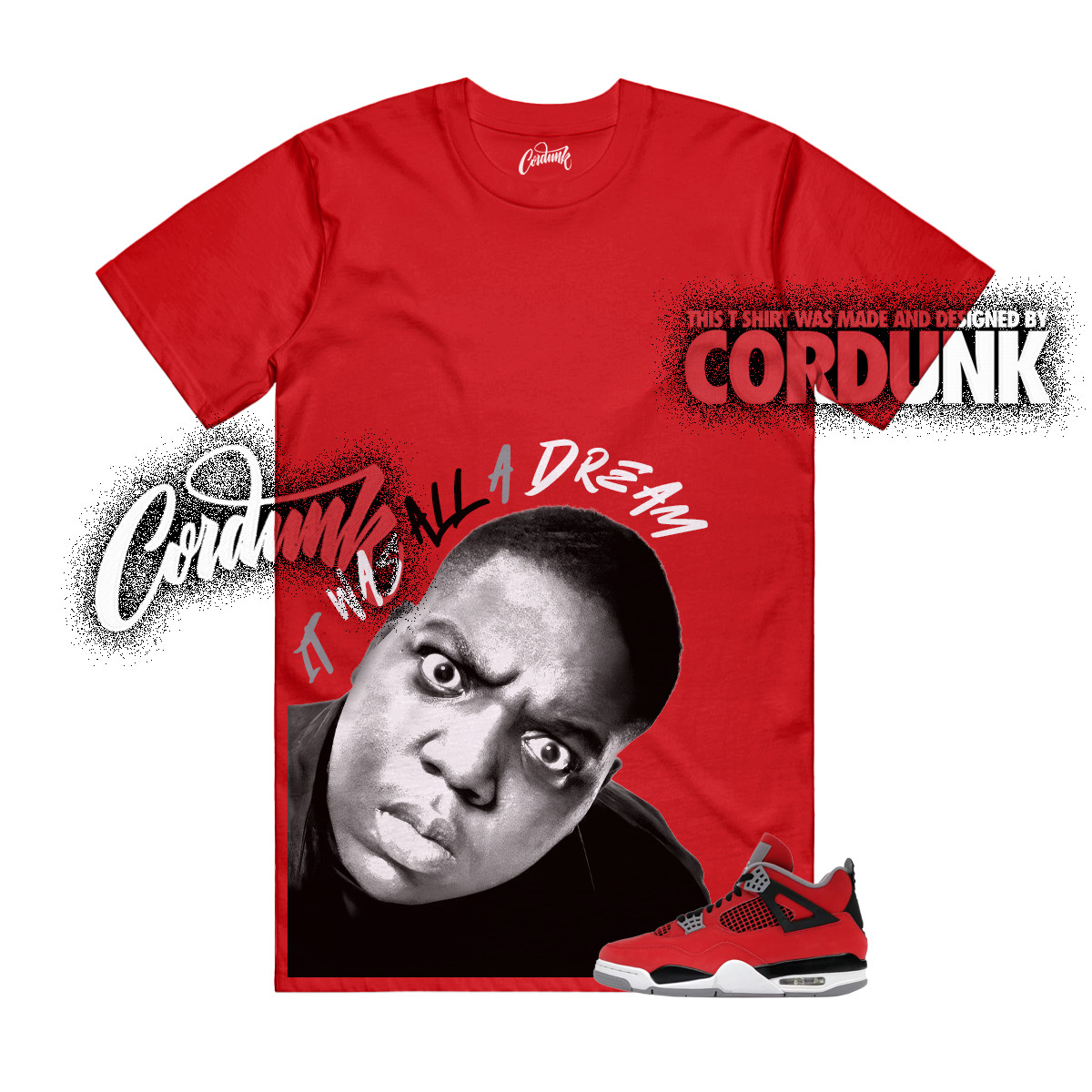 4 Toro Bravo Fire Red White Black Cement Grey 2026 T Shirt Match DREAM gallery