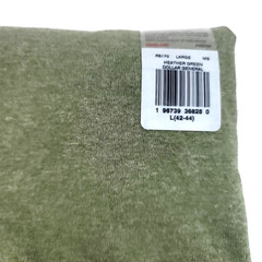 Hanes Men’s Size Large Heather Olive Green Crew Neck T-Shirt Cotton Blend