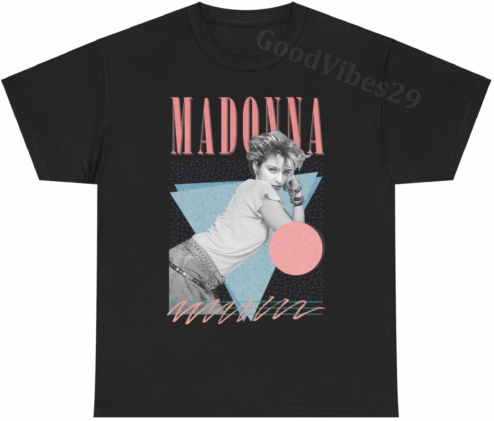 Madonna 80s Retro Aesthetic Music Vintage T-Shirt S-5XL Men Women Unisex gallery