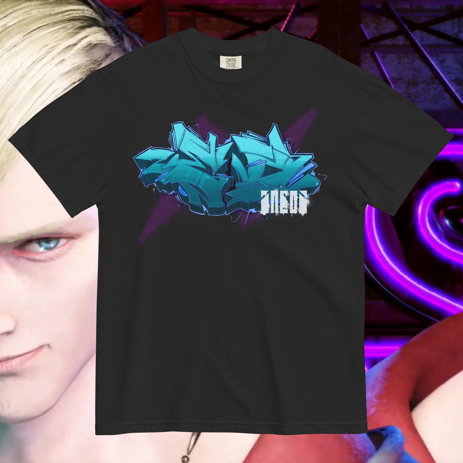 Street Fighter 6 Ed Graffiti Heavyweight Shirt - Fiend NYC gallery