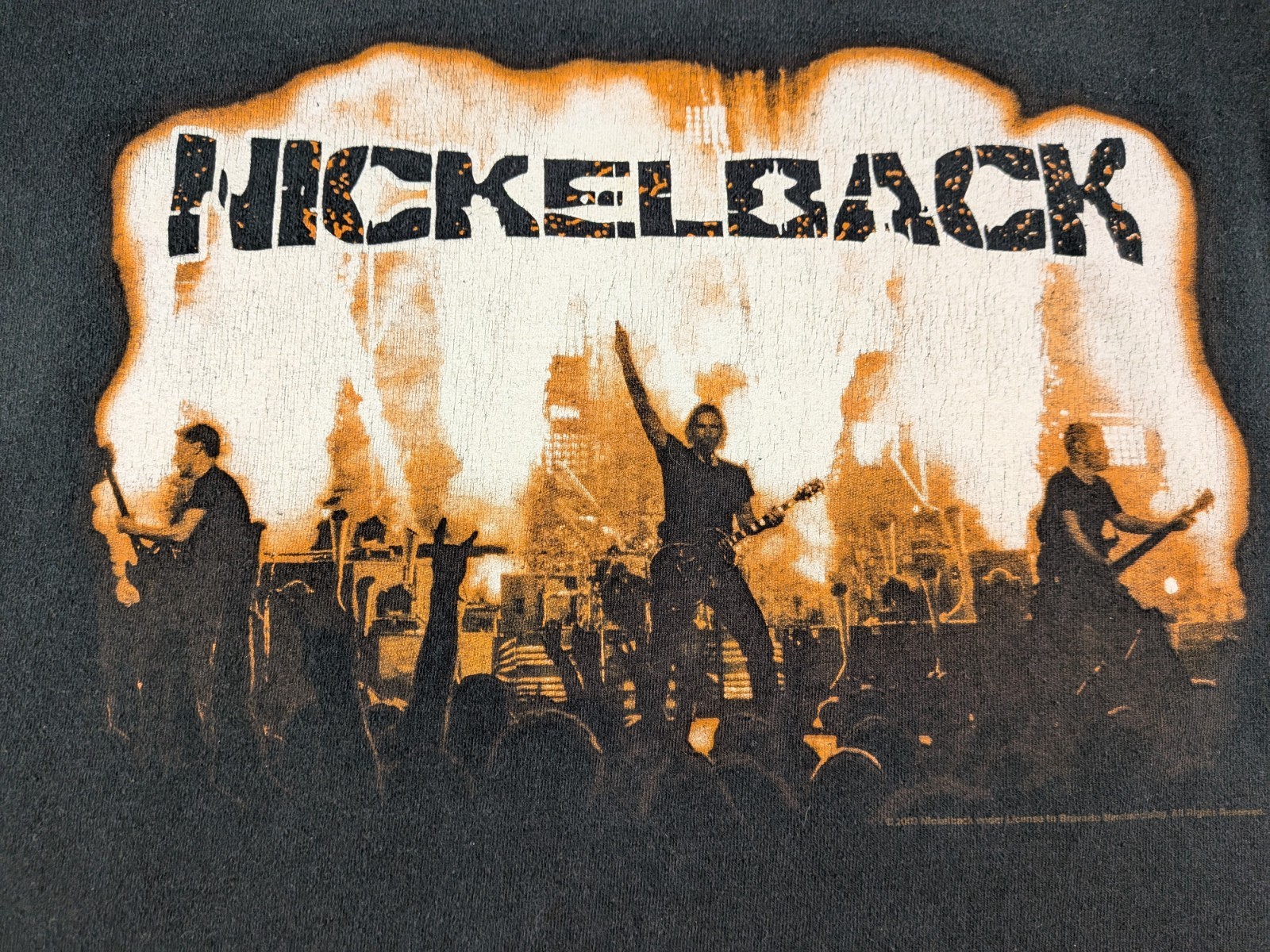 Anvil Shirt Mens Small Nickleback 2009 Concert Tour Double Sided gallery