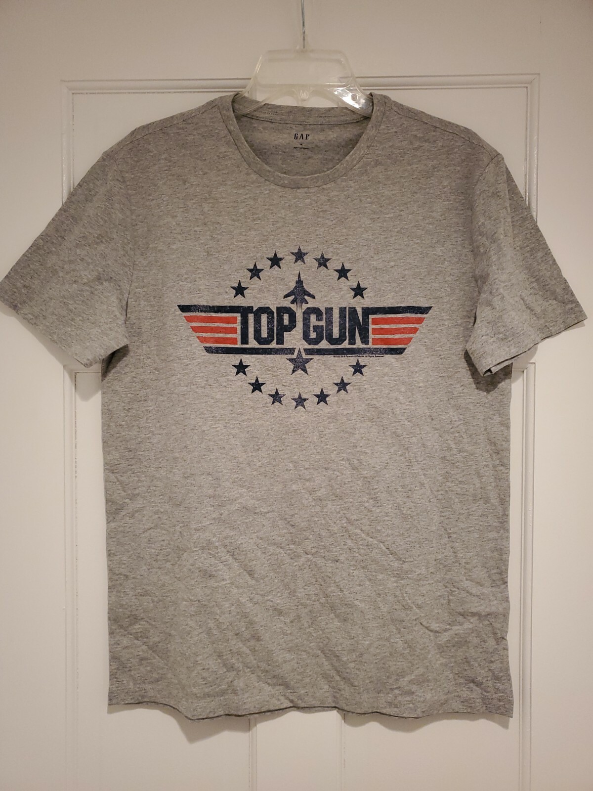 New Top Gun Maverick Jet Fighter Logo Mens Medium Goose 80s Movie Comfy Tee