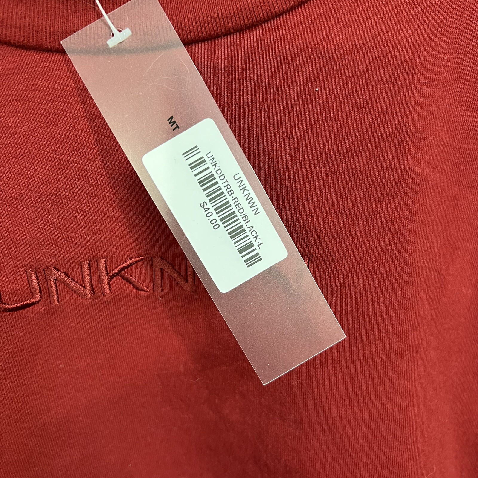 Lebron James Unknwn Red Black Hombre T-Shirt NWT Large gallery