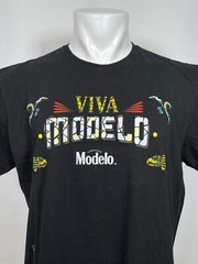 Viva Cerveza Modelo Cinco De Mayo Black T-Shirt Men’s LARGE
