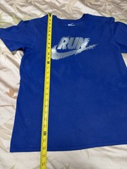 Nike Men’s Blue/White “The Nike Tee” T-shirt w/ Logo Athletic Cut Size S