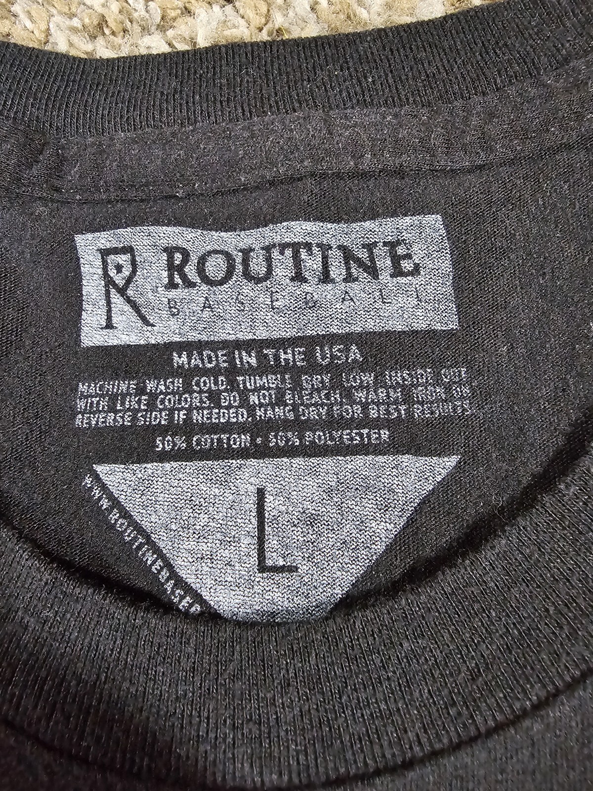 routine baseball Made In USA Large tshirt ONE MORE gallery