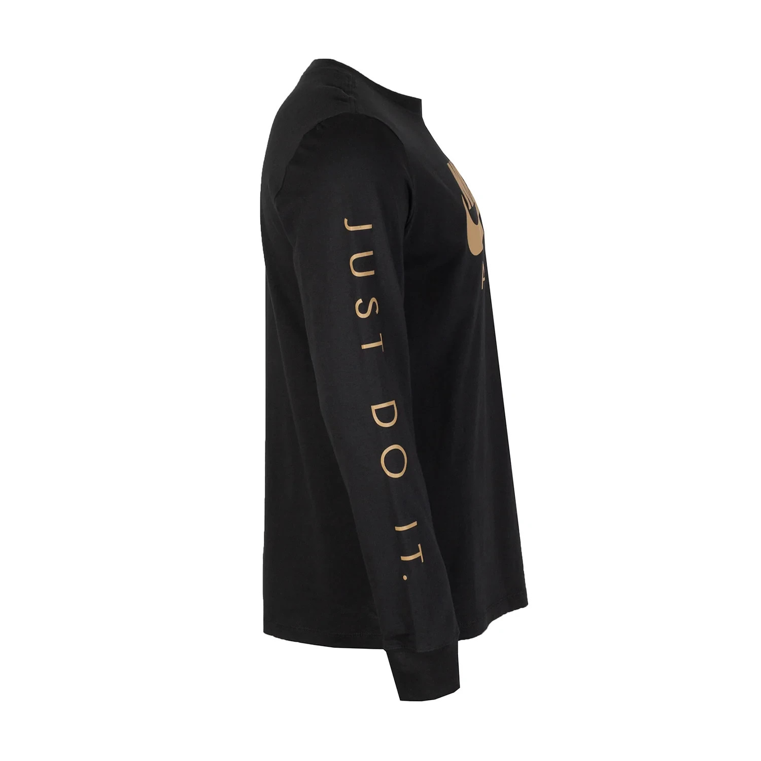 Nike Air Men's Black & Gold Long Sleeve Reflective T-Shirt gallery