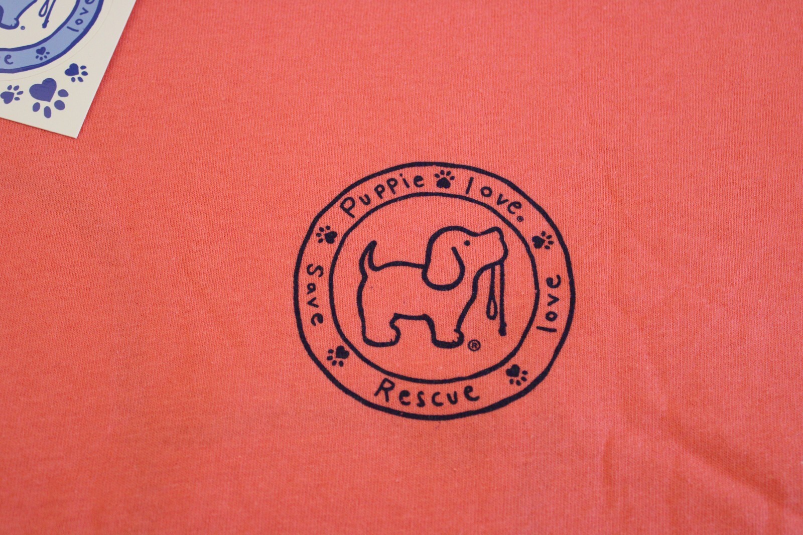 Puppie Love Flamingo Filled Dog Print Short Sleeve T-Shirt - Pink, NEW gallery