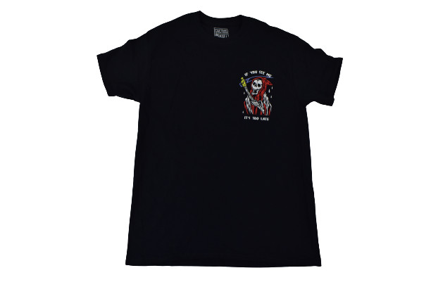 Cactus & Skull Mens Grim Reaper If You Can See Me It's Too Late Shirt New M,L,XL gallery