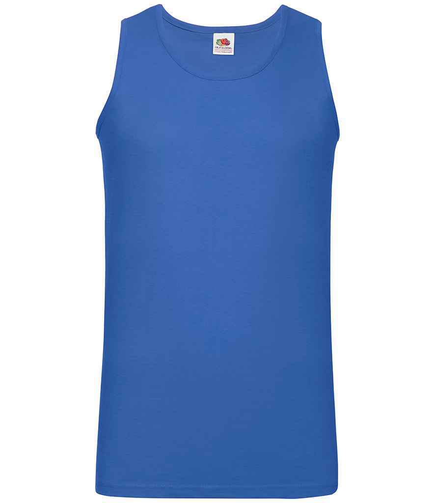 Pack of 1/3/5 Fruit of the Loom Plain Athletic Vest 100% Cotton - S-2XL gallery