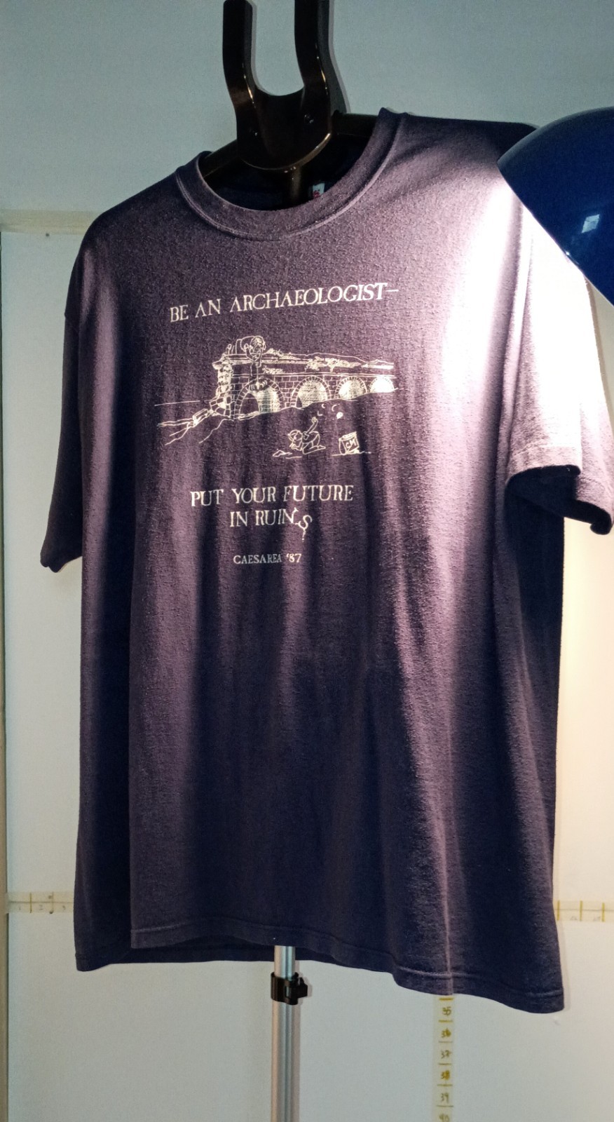 VGT Jerzees Graphic Print T Shirt Mens XL Caesarea Maritima in 87 archaeologists gallery