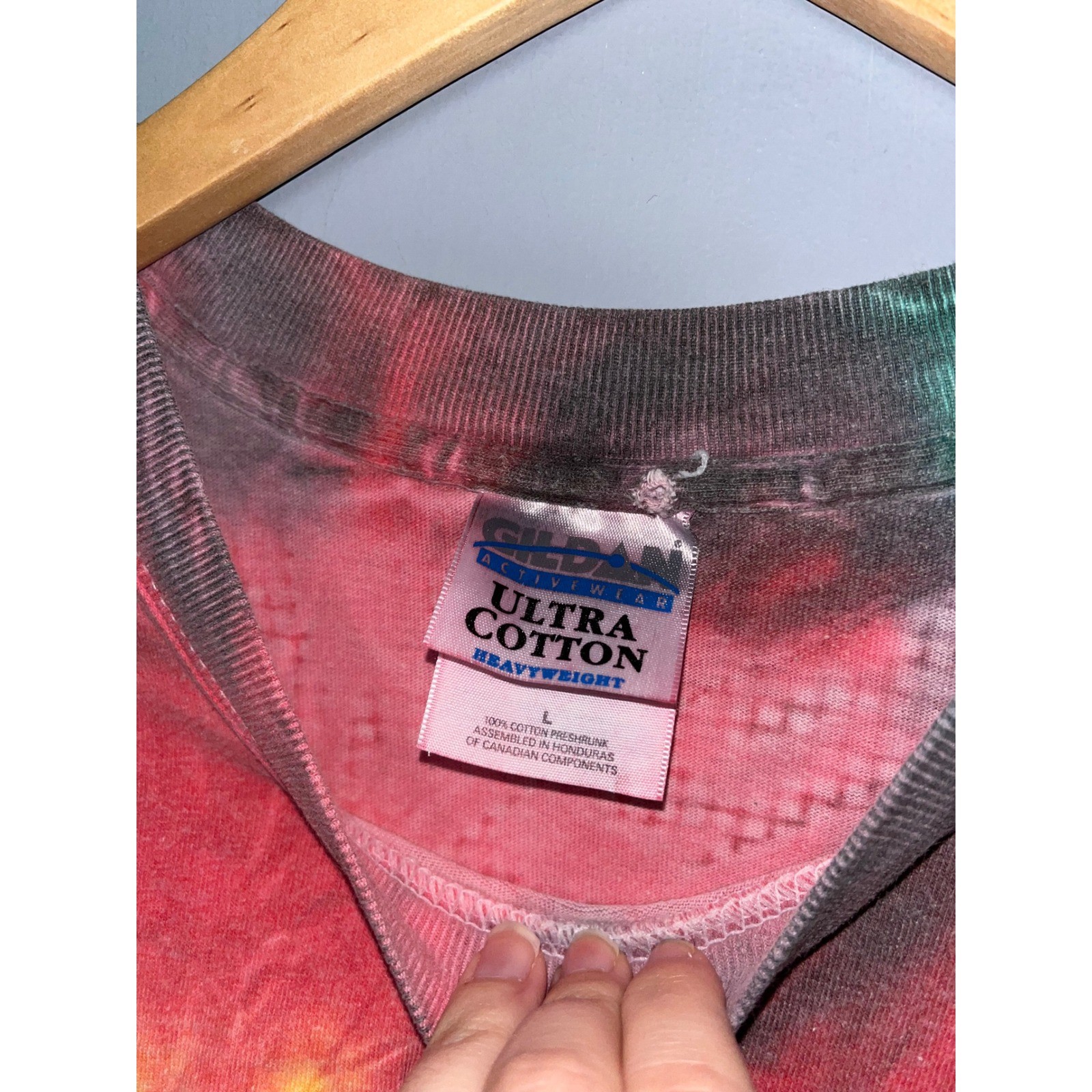 Vintage Gildan Rasta Tie Dye Shirt No Problem Puerto Plata Dominican Republic L gallery