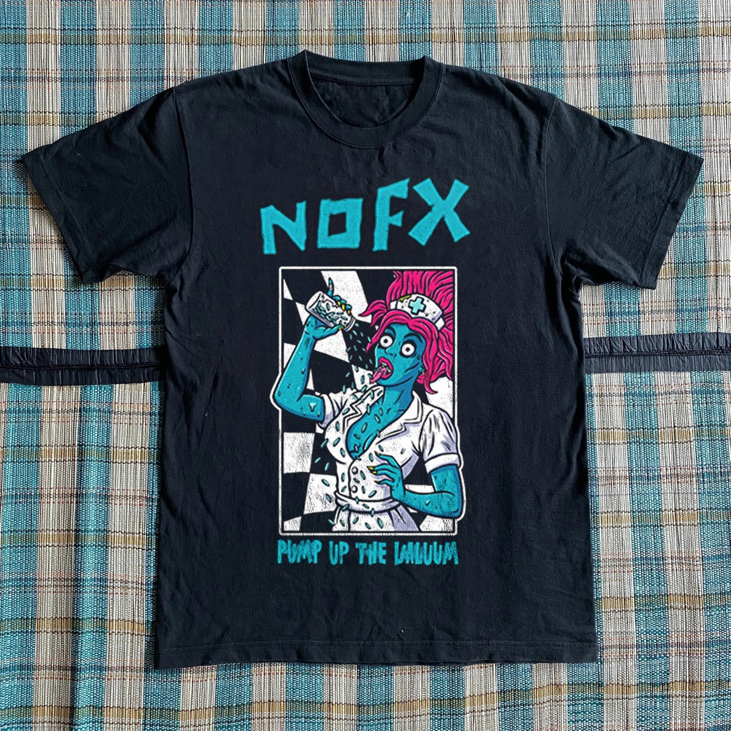 Nofx – Pump Up the Valuum Punk Rock Music Band Black Unisex T-shirt Size S-5XL
