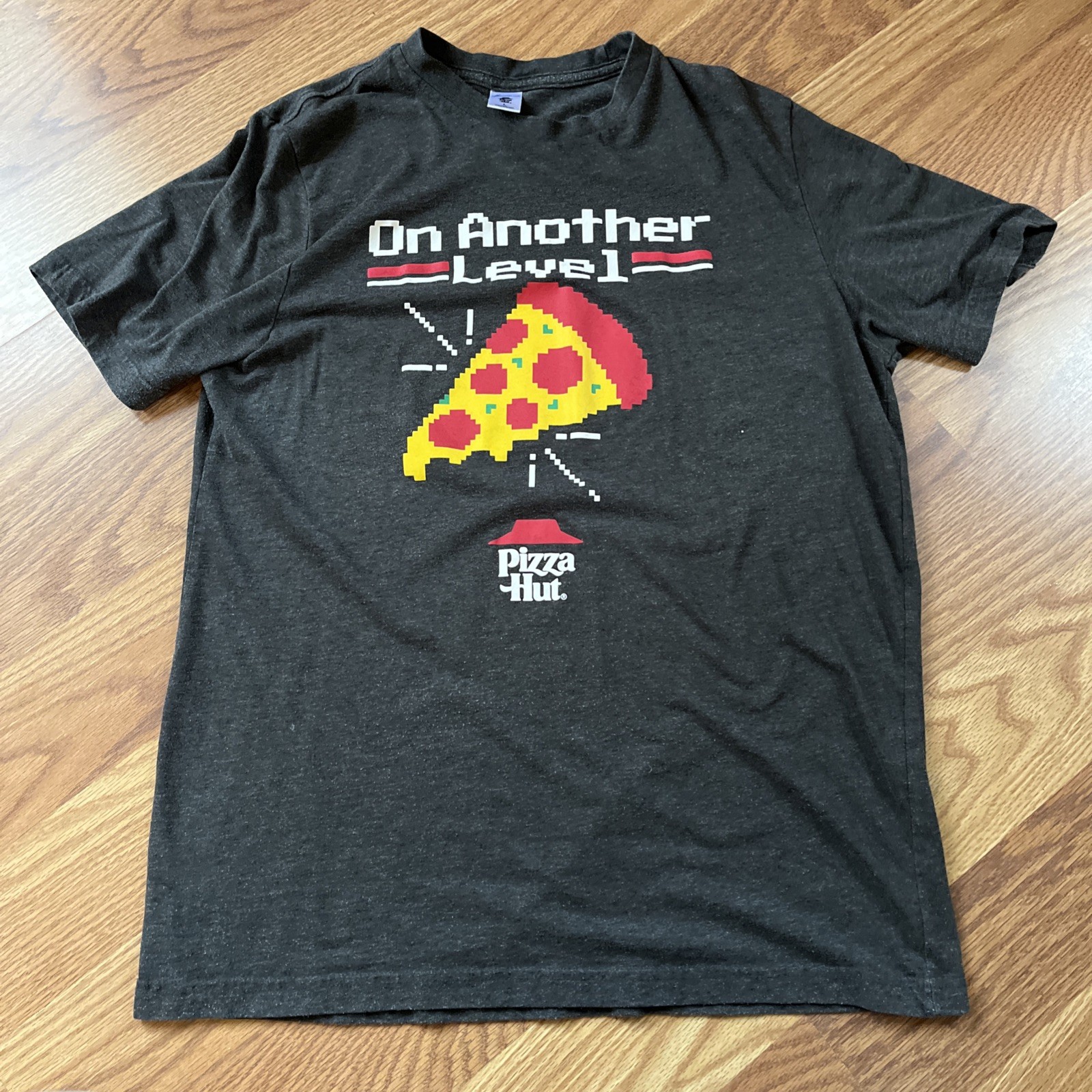 Pizza Hut Official Merchandise T Shirt Size Large L On Another Level Gaming Grey gallery