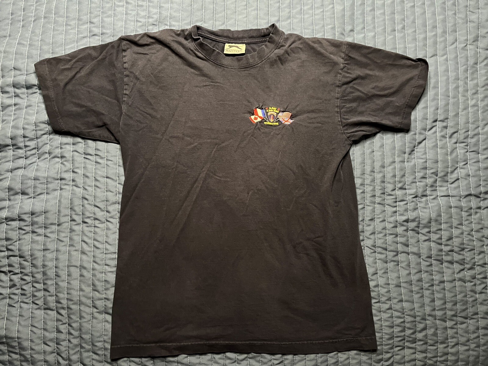 Slazenger Men’s T Shirt Normandie D-Day 6 July 1944 Large Blue gallery