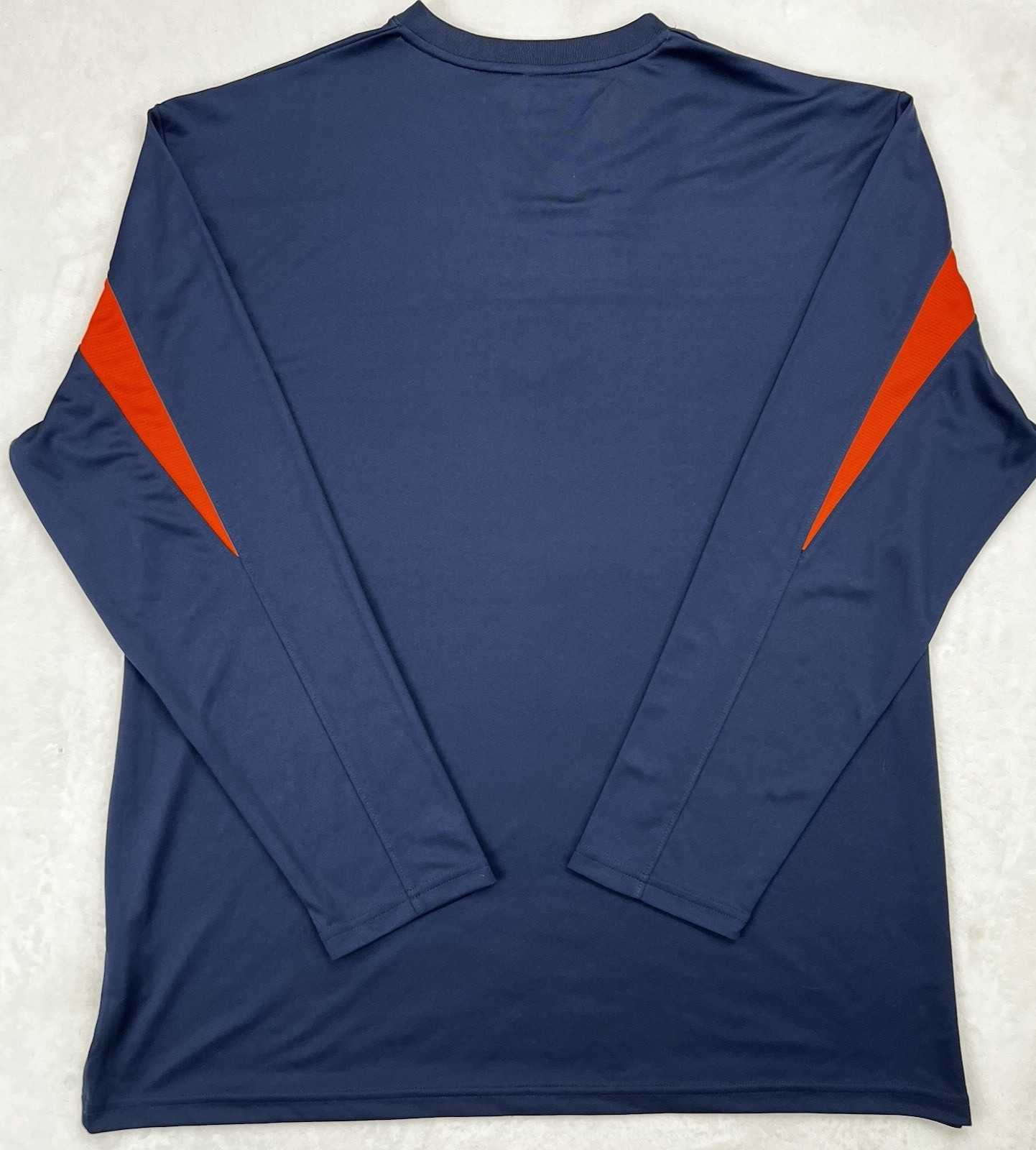 CHICAGO BEARS Long Sleeve Shirt Mens XL NFL Team Performance Navy V-Neck Logo gallery