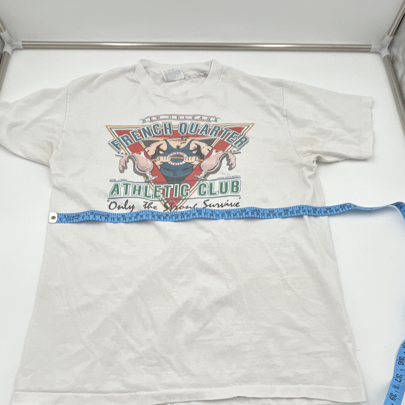 Vintage New Orleans French Quarter Athletic Club T-Shirt Large VTG gallery