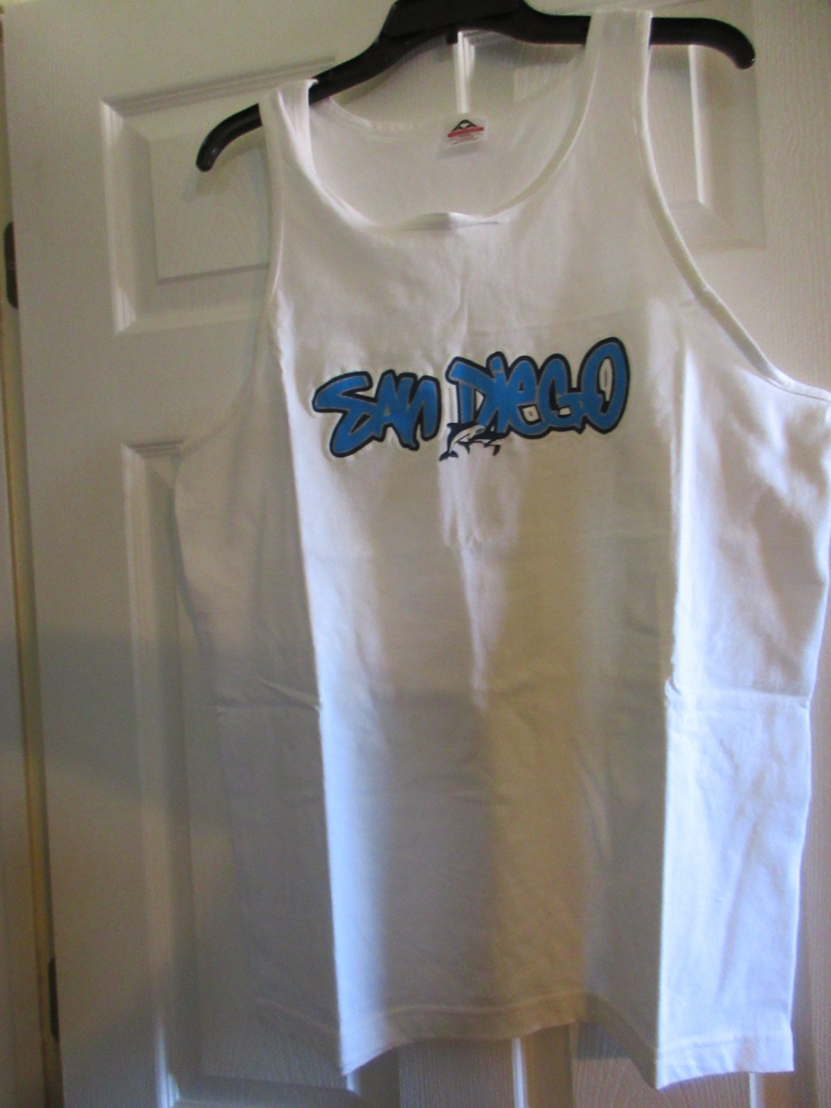 New Vintage Alstyle Apparel Activewear Tank Top Mens Large San Diego Graphic gallery