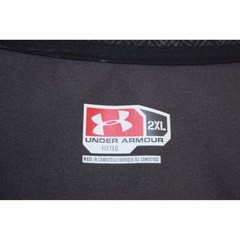 Vintage 2011 Under Armour Thicker Mens 2XL Fitted Herringbone Long Sleeve Shirt