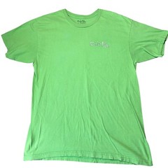 Salt Life Scuba Dive Flag Skull Graphic T-Shirt Mens Large Green Tee