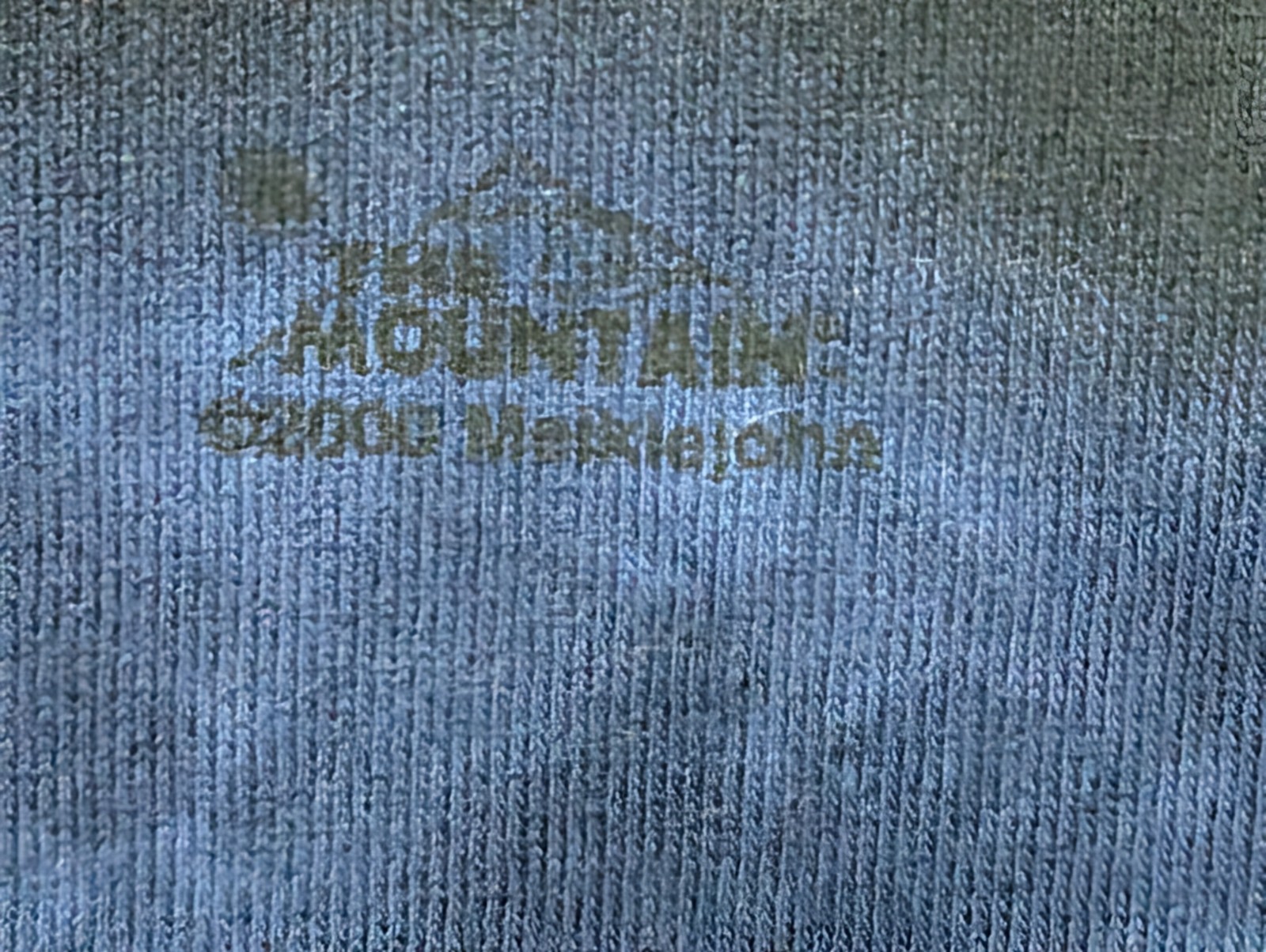 The Mountain Men's T-shirt Blue Guardian Eagle Vintage Leather Tag 2XL #4230 gallery