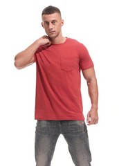 JEEGAL Pocket Tee Men – Premium Cotton T-Shirt with Chest Pocket | Ultra Soft,