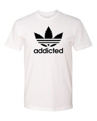 Addicted Custom Cotton Crew Neck Unisex T-Shirt New Good Quality Free Shipping!