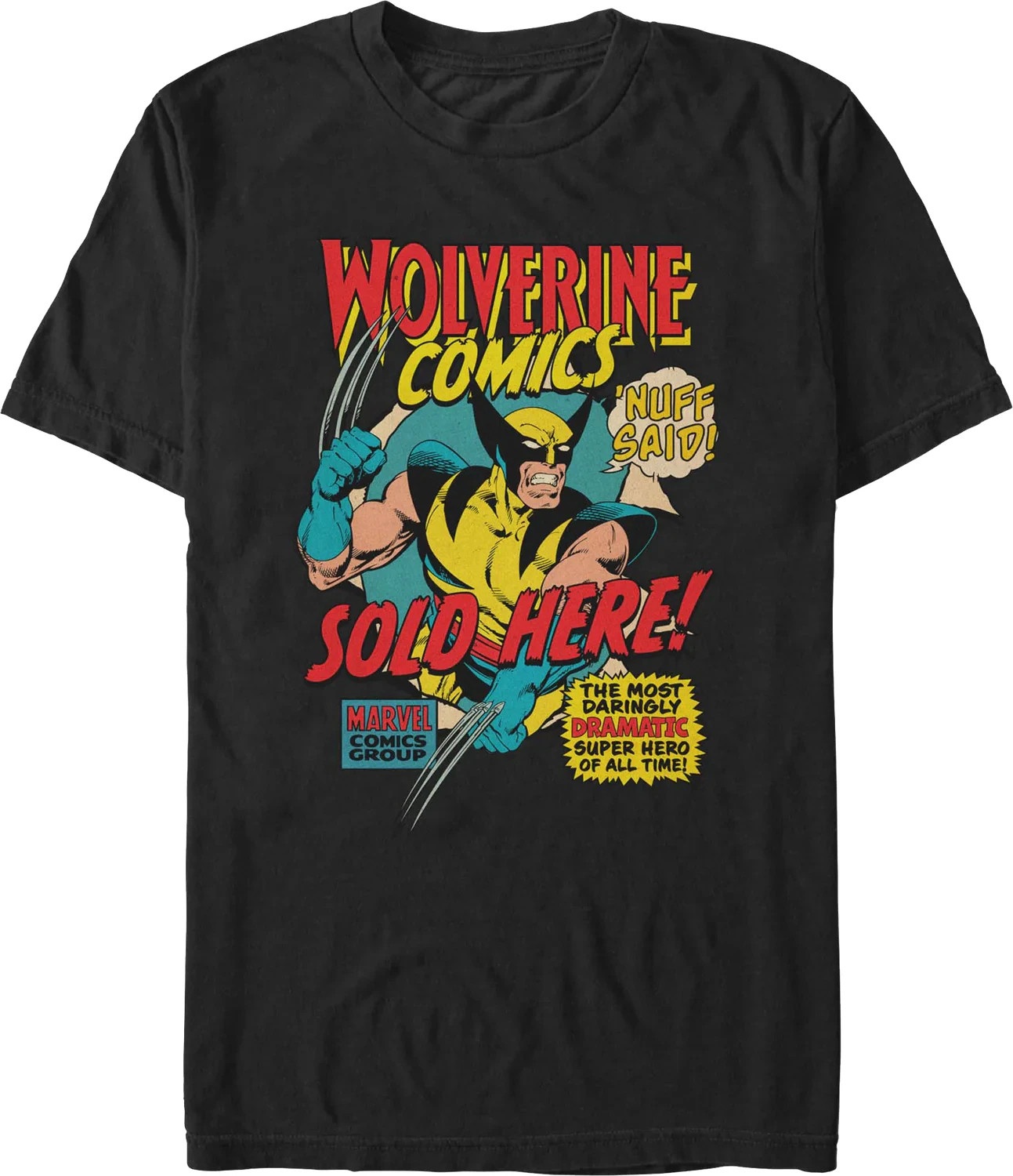 Wolverine T-Shirt 180 GSM | 100% Cotton DTG Print